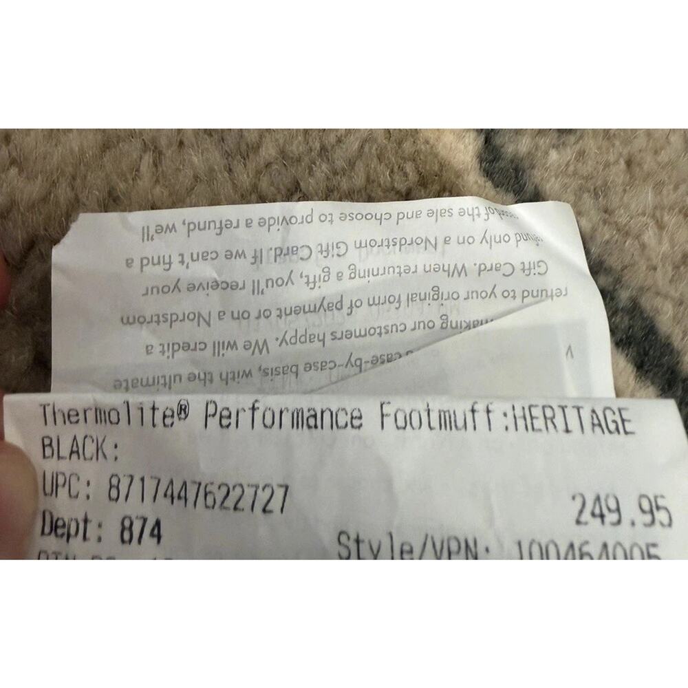 Bugaboo Thermometer Performance Footmuff Heritage Black NEW $250 - Picture 11 of 16